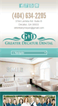 Mobile Screenshot of greaterdecaturdental.com
